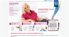 Desktop Screenshot of orlistat-hexal.de